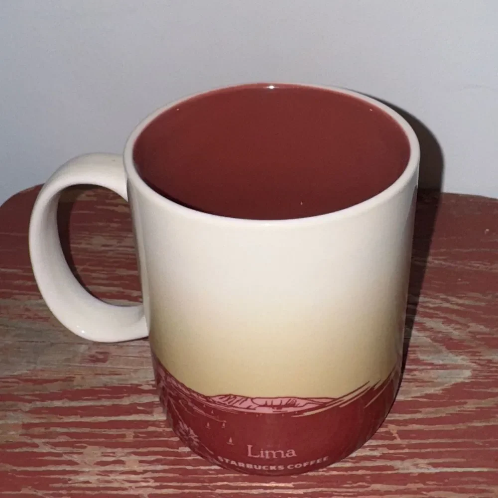 NEW STARBUCKS Global Icon Collector's Series 16 oz. Coffee Mug LIMA PERU